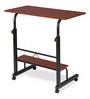 Dexter Height Adjustable Portable Table in Teak Colour