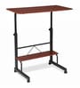 Dexter Height Adjustable Portable Table in Teak Colour