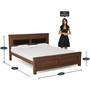 Dexter King Size Bed in Cappuccino Finish