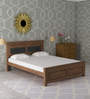 Dexter Queen Size Bed in Cappuccino Finish
