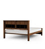 Dexter Queen Size Bed in Cappuccino Finish