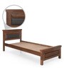 Dexter Single Bed in Cappuccino Finish