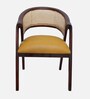 Deymar Teak Wood Arm Chair In Brown  Finish