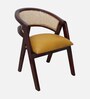 Deymar Teak Wood Arm Chair In Brown  Finish