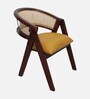 Deymar Teak Wood Arm Chair In Brown  Finish