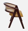 Deymar Teak Wood Arm Chair In Brown  Finish