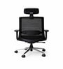 Dhara High Back Ergonomic Chair with Adjustable Lumbar Support And 2D Armrests in Black Colour