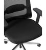 Dhara Office Chair with Adjustable Lumbar Support & Headrest in Black colour