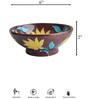 Dharini Multicolor Blue Pottery Serving Bowls