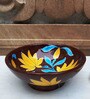 Dharini Multicolor Blue Pottery Serving Bowls