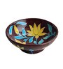 Dharini Multicolor Blue Pottery Serving Bowls