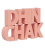 Dhin Chak Peach Engineered Wood Showpiece