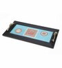 Dhokra Motif Multicolour Wood Serving Tray