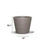 Aloha Big  Beige Polymer Floor Planter