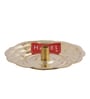 Dhoop Stand For Puja | Brass Dhoop Batti Holder | Incense Stick Stand with Ash Catcher For Pooja | Dhup Stick Stand (8 x 1.5 cm)