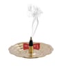 Dhoop Stand For Puja | Brass Dhoop Batti Holder | Incense Stick Stand with Ash Catcher For Pooja | Dhup Stick Stand (8 x 1.5 cm)