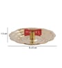Dhoop Stand For Puja | Brass Dhoop Batti Holder | Incense Stick Stand with Ash Catcher For Pooja | Dhup Stick Stand (8 x 1.5 cm)