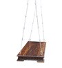Dhruv Solid Wood Swing With Chain In Provincial Teak Finish
