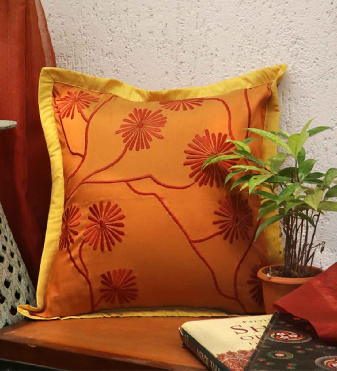 Buy Digital Print Polyester 18x18 Inch Cushion Cover By Zeba Online Solid Colour Cushion Covers Cushion Covers Furnishings Pepperfry Product