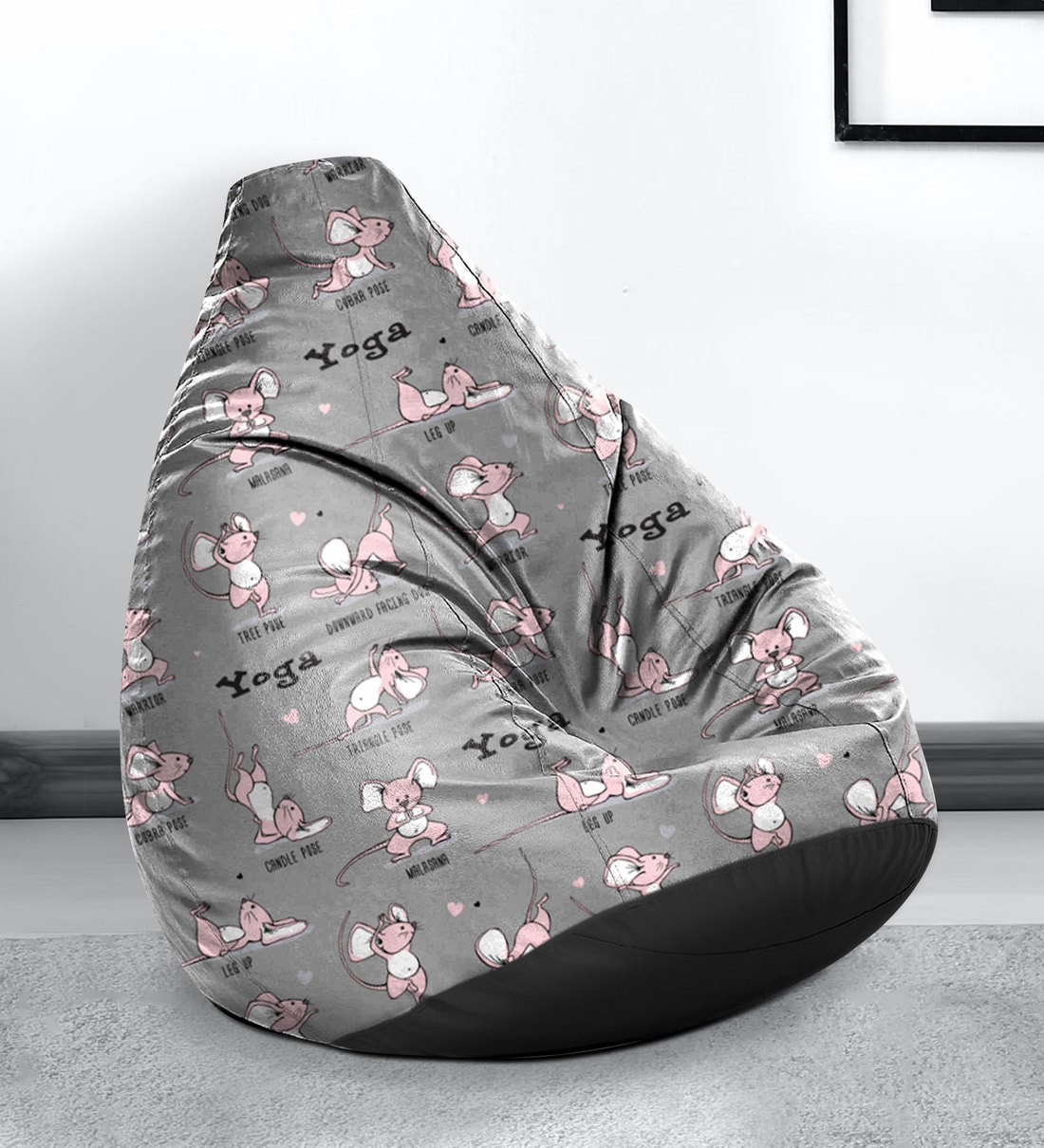 Buy Fusion XXXL Leatherette Bean Bag with Beans in Multi Colour at 43