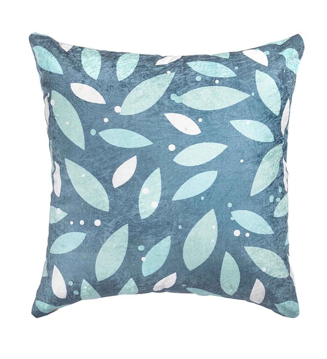 Buy Blue Solid 24 X 24 Inch Cushion Covers (Set Of 2) by Hosta Homes