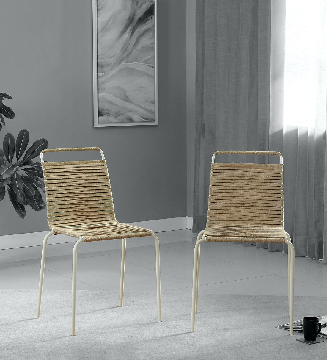 jute dining chairs