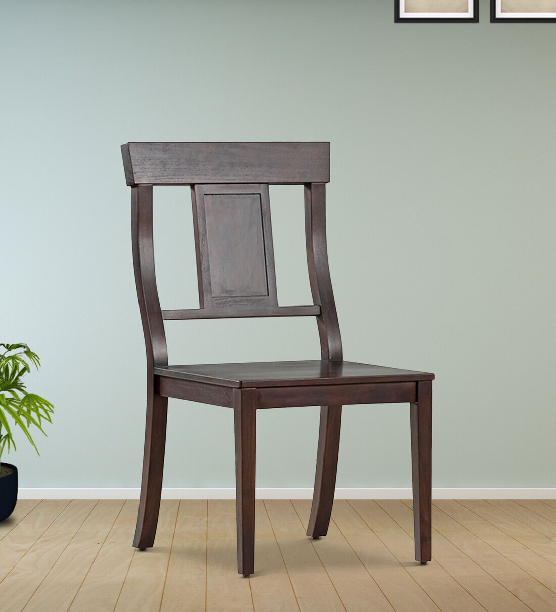 Buy Bidford Set of 2 Dining Chair In Dark Walnut Colour By Furnmill
