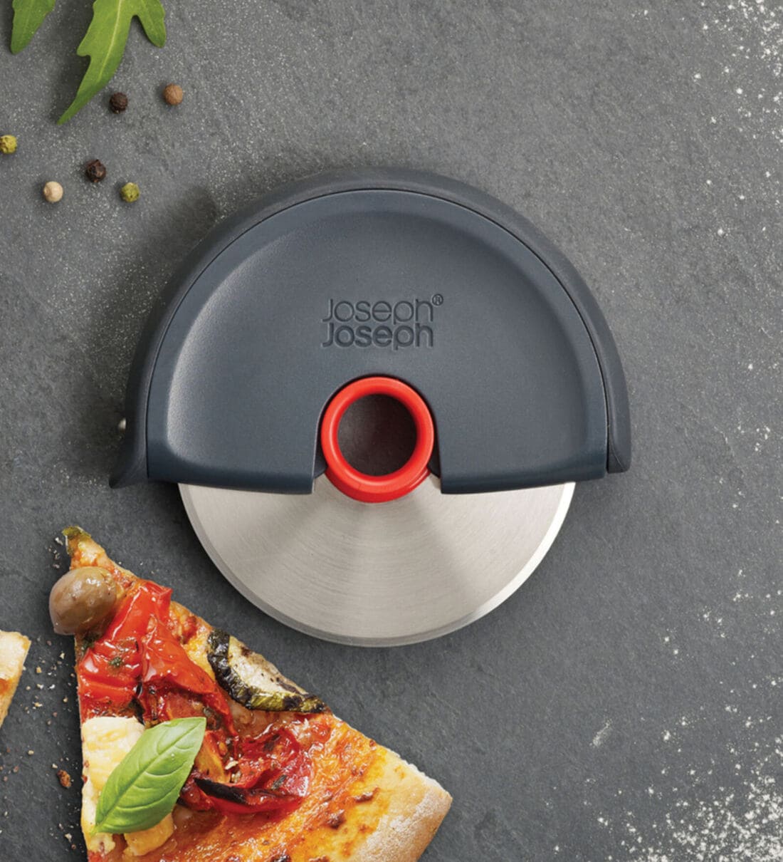 Buy Disc Easy Grey Silicone Pizza Knive at 100 OFF by Joseph Joseph