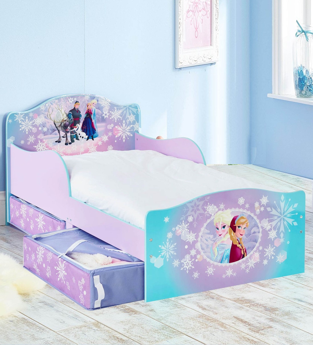 Buy Disney Frozen Toddler Bed with Storage Drawers at 10 OFF by Cot