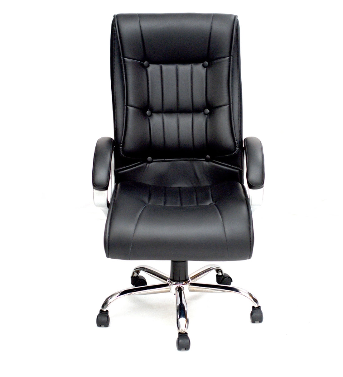 Buy Divine High Back Executive Chair in Black Colour by High Living Online High Back Executive