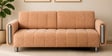 Diamond 3 Seater Sofa In Orange Color
