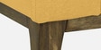 Diego Fabric 2 Seater Sofa In Camel Yellow Colour