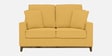 Diego Fabric 2 Seater Sofa In Camel Yellow Colour
