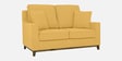 Diego Fabric 2 Seater Sofa In Camel Yellow Colour