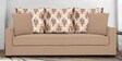 Dioster Fabric 3 Seater Sofa in Camel Colour