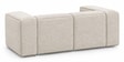 Sleek Upholstered 2 Seater Sofa In Off-White Colour