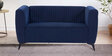 Diva Fabric 2 Seater Sofa In Cobalt Blue Colour