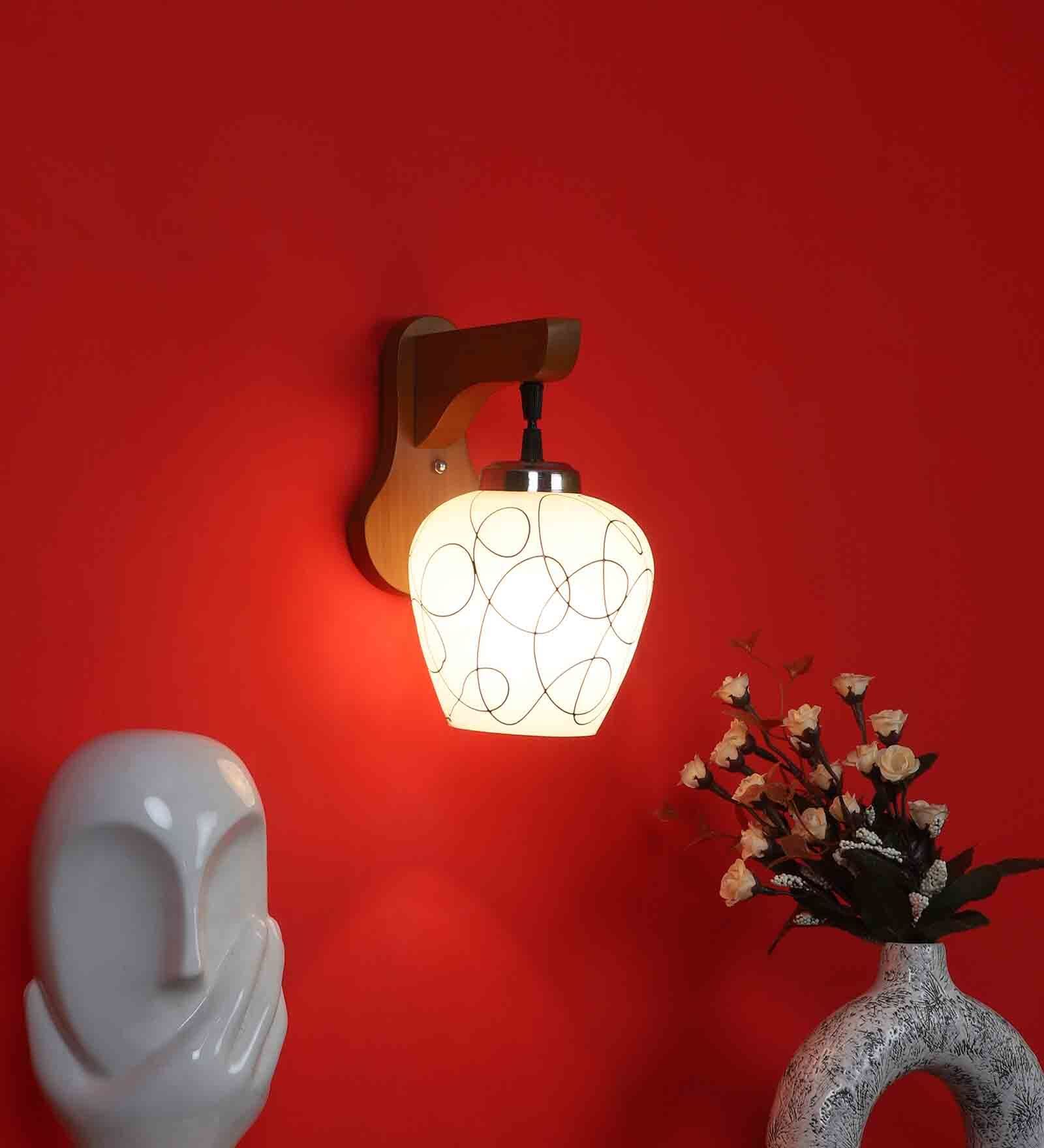 Diafano Brown Mdf Wall Scone Diafano Brown Mdf Wall Scone