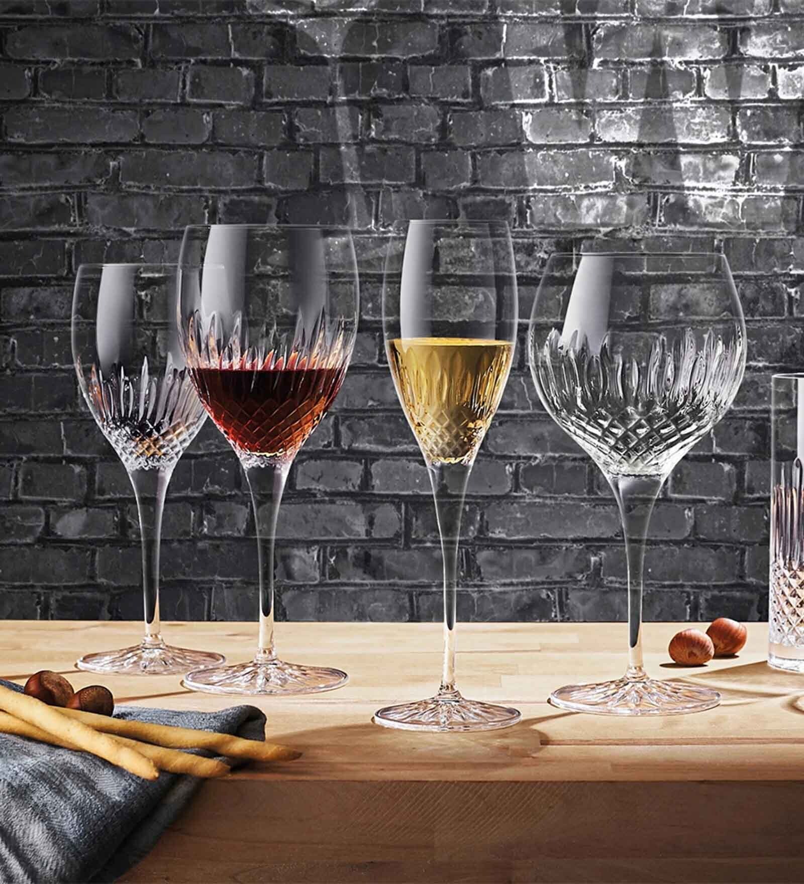Luigi Bormioli Diamante Glass  Transparent 520 Ml Glass (Set Of 4) Cocktail Glass
