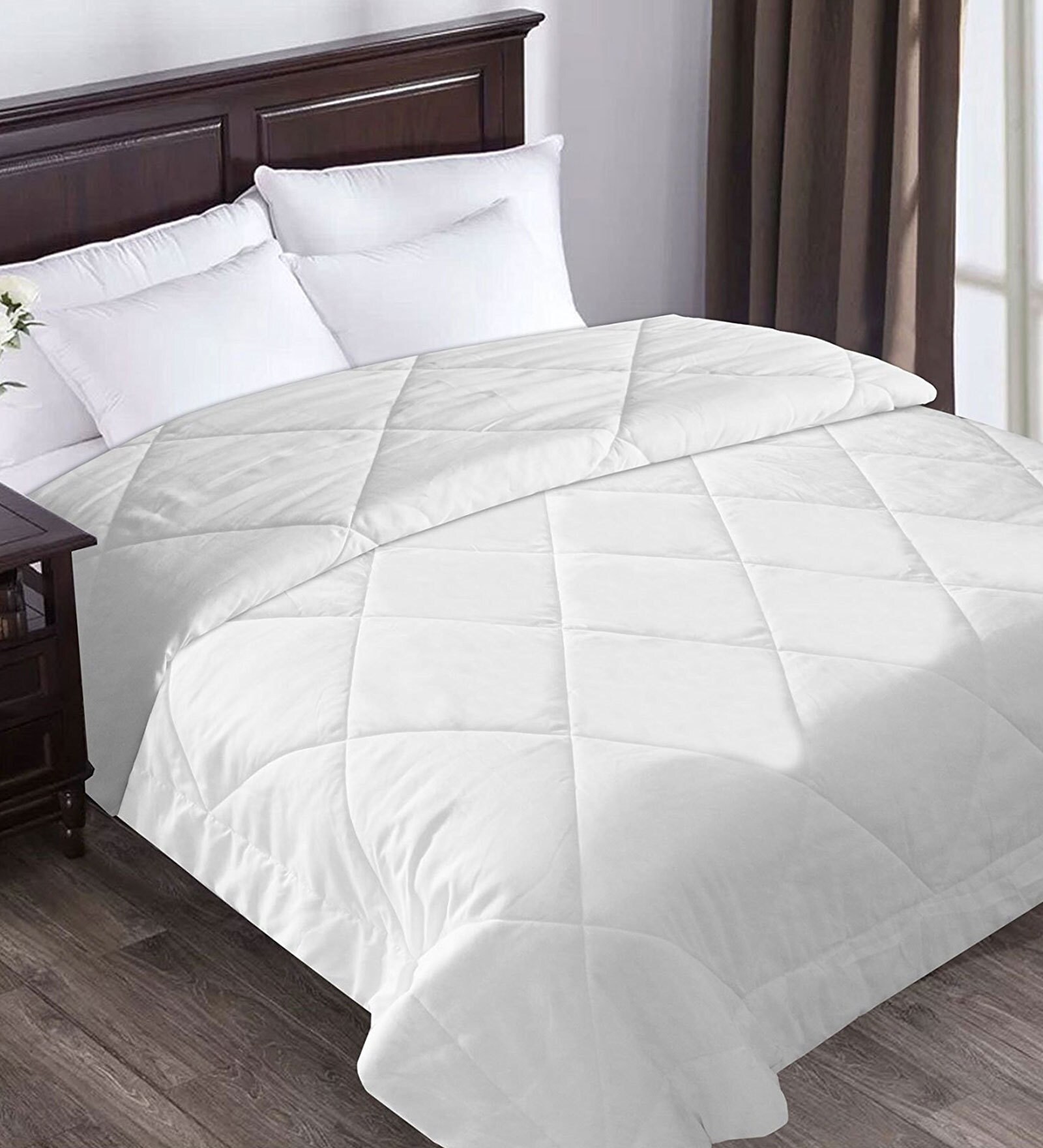 Buy Fibre Double Bed AC Duvet by The Home Talk Online Double Bed Duvet Inserts Duvet Inserts