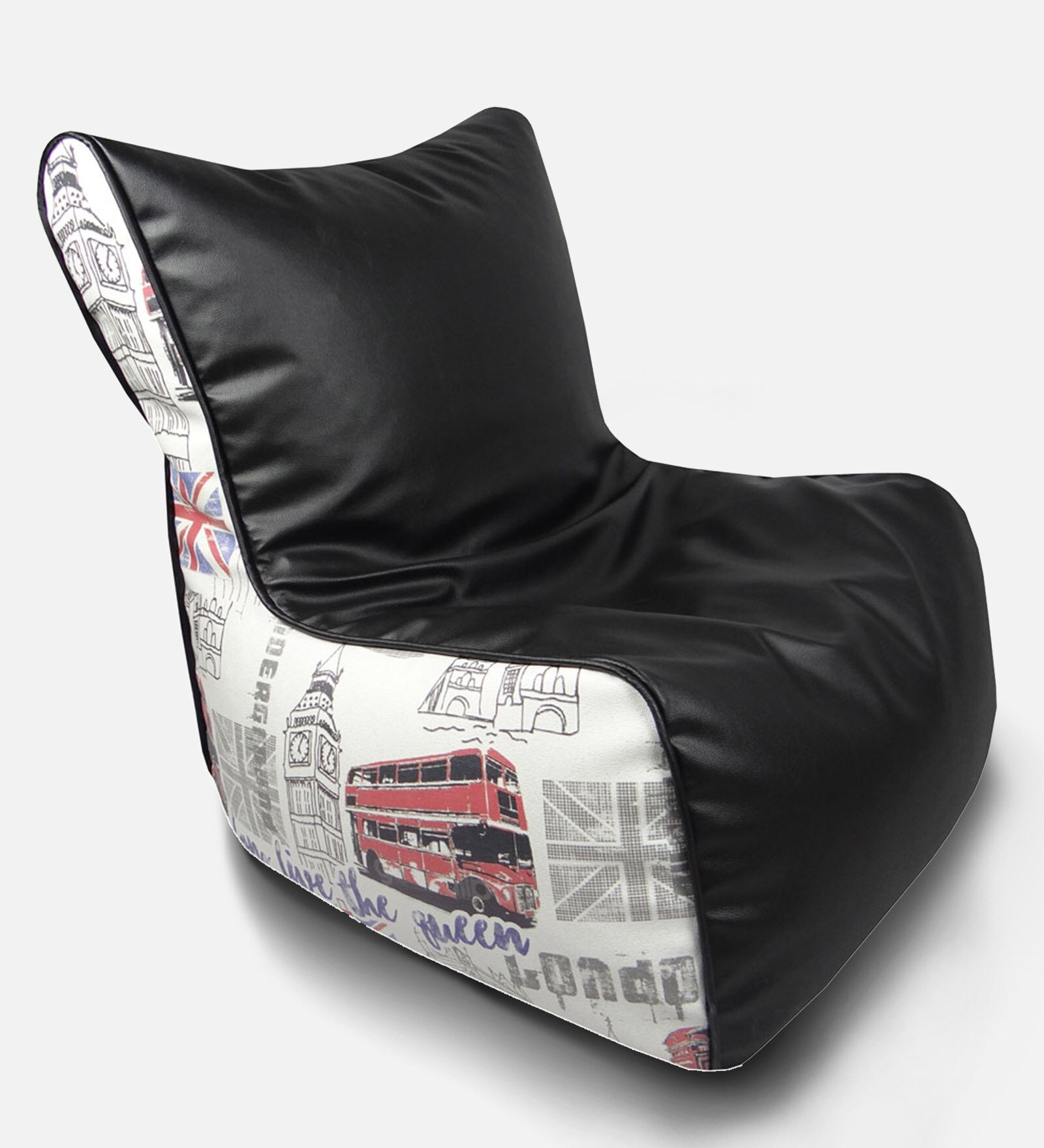 Buy Digital Printed XXXL Chair Bean Bag Cover in Multi Colour at 50