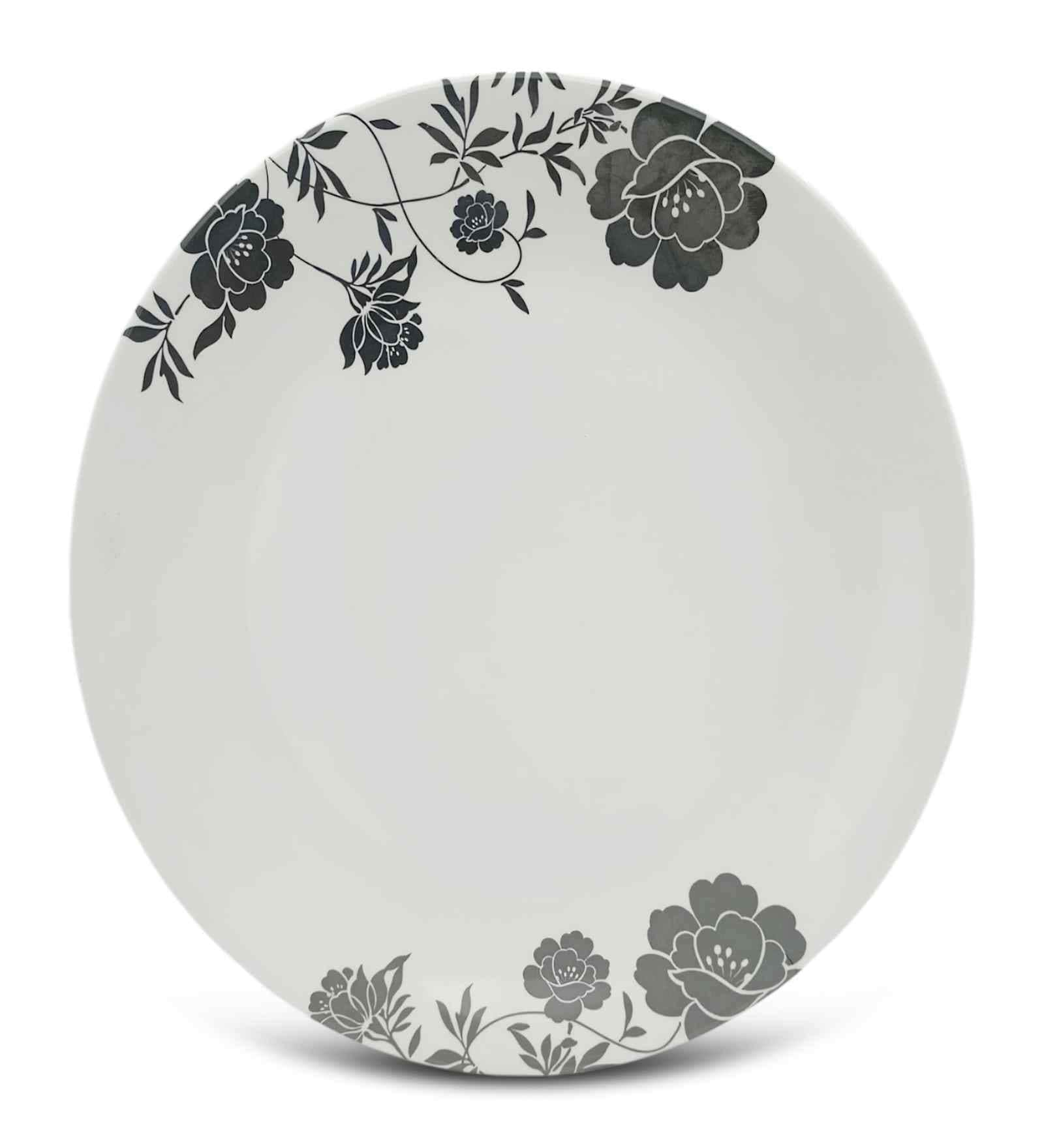 Dinner Plate Set   Dark Rose  10.75  , Stain Free, Glazed Finish, Pure Melamine ,6 nos.