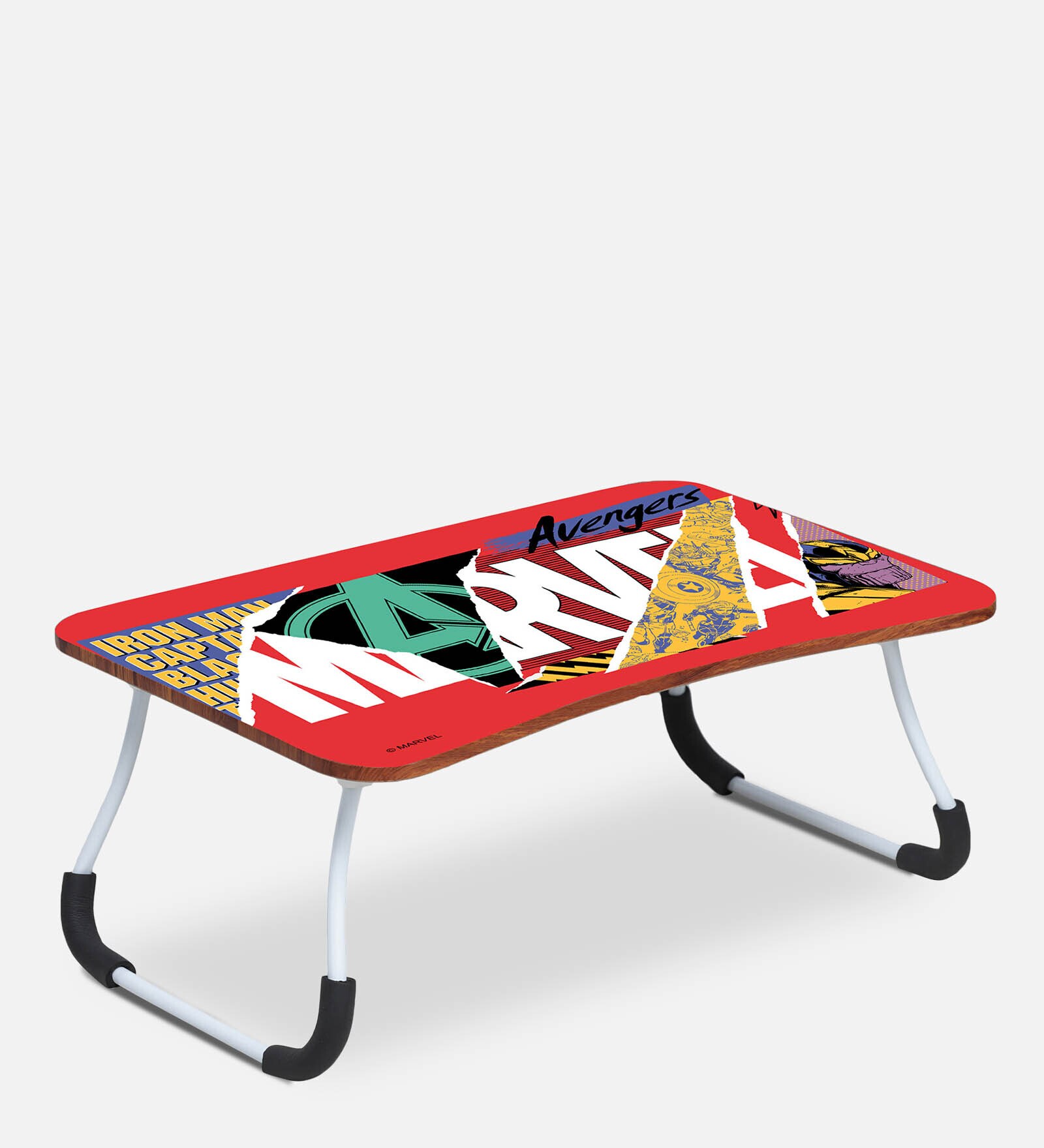 Disney Marvel Avengers Foldable Laptop Table In Red Colour