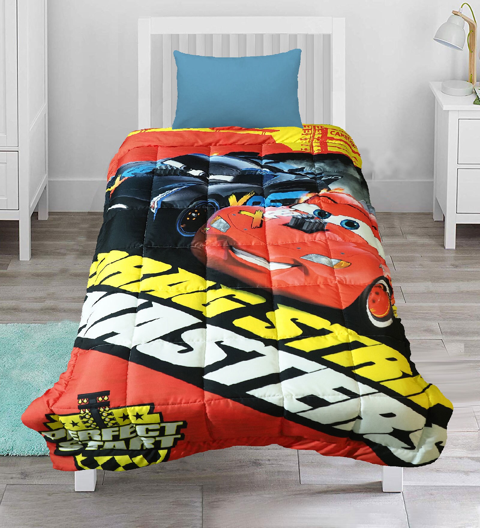 Disney Cars Toddler Size 100% Cotton Comforter