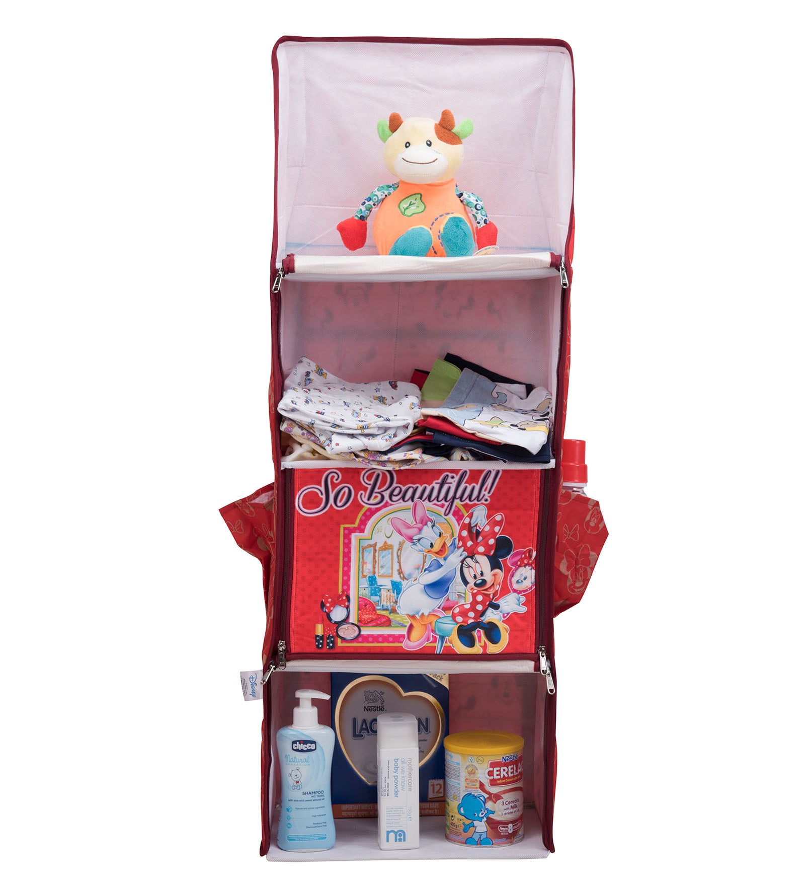 Buy 3 Compartment Pvc 40 Inches Hanging Shelf by Disney Kudos Online