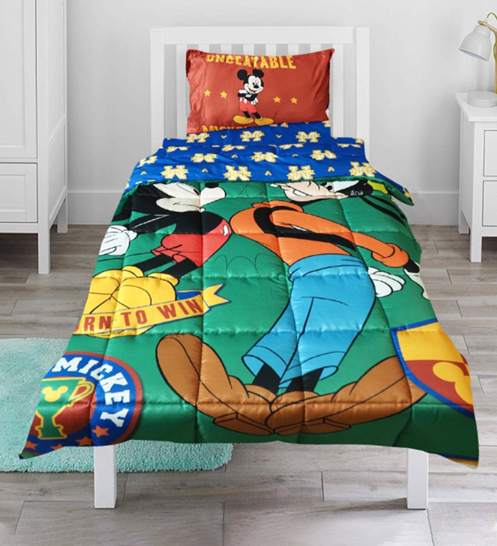 Buy Disney Mickey Mouse Goal Comforter Set by Cot & Candy at 20 OFF by Cot & Candy Pepperfry
