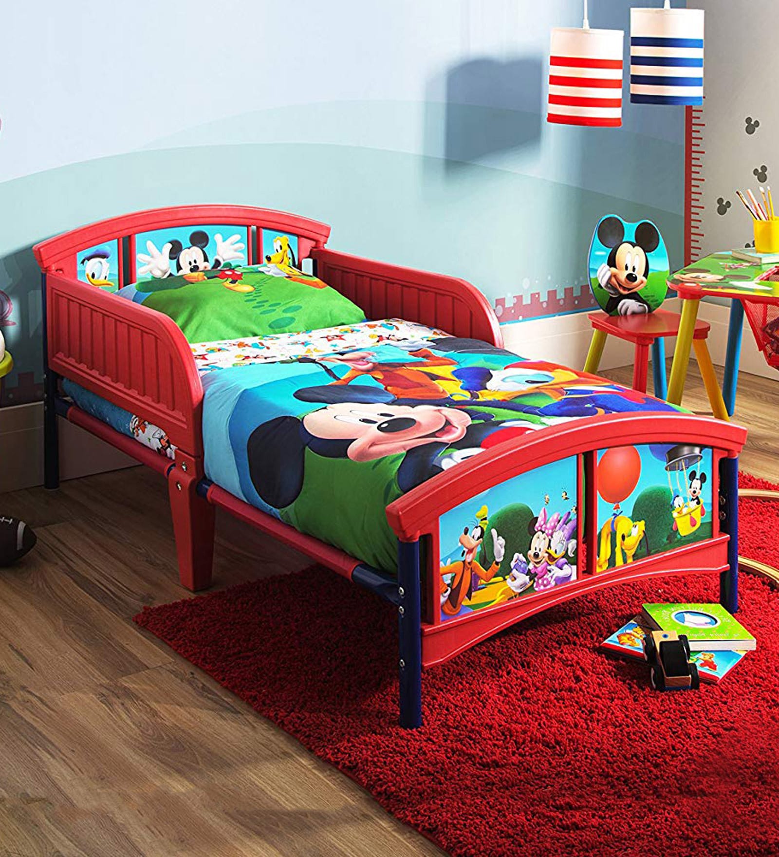 Buy Disney Mickey Mouse Toddler Bed in Multi Colour at 13 OFF by Cot
