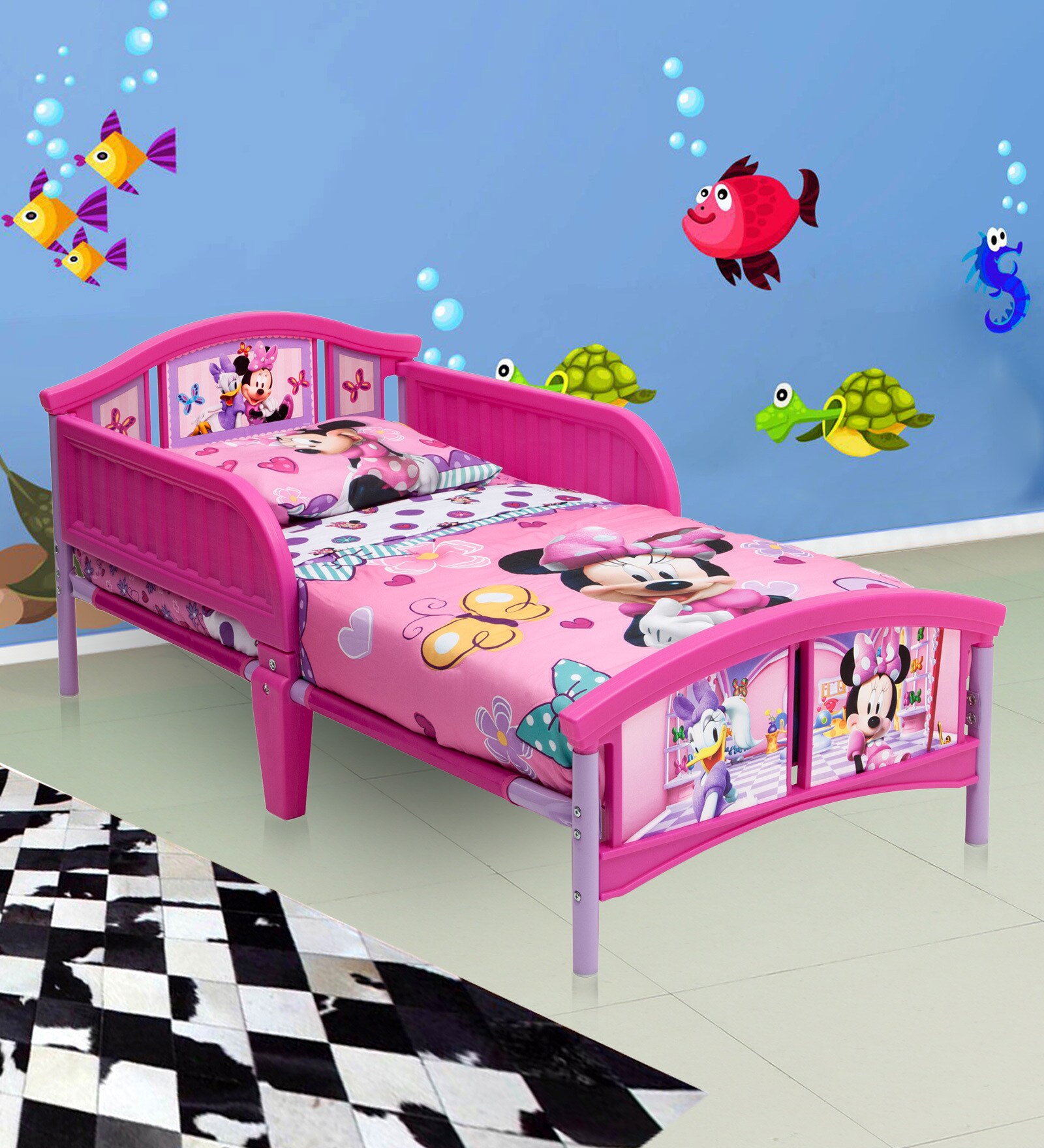 Disney Minnie Mouse Toddler Bed in Pink