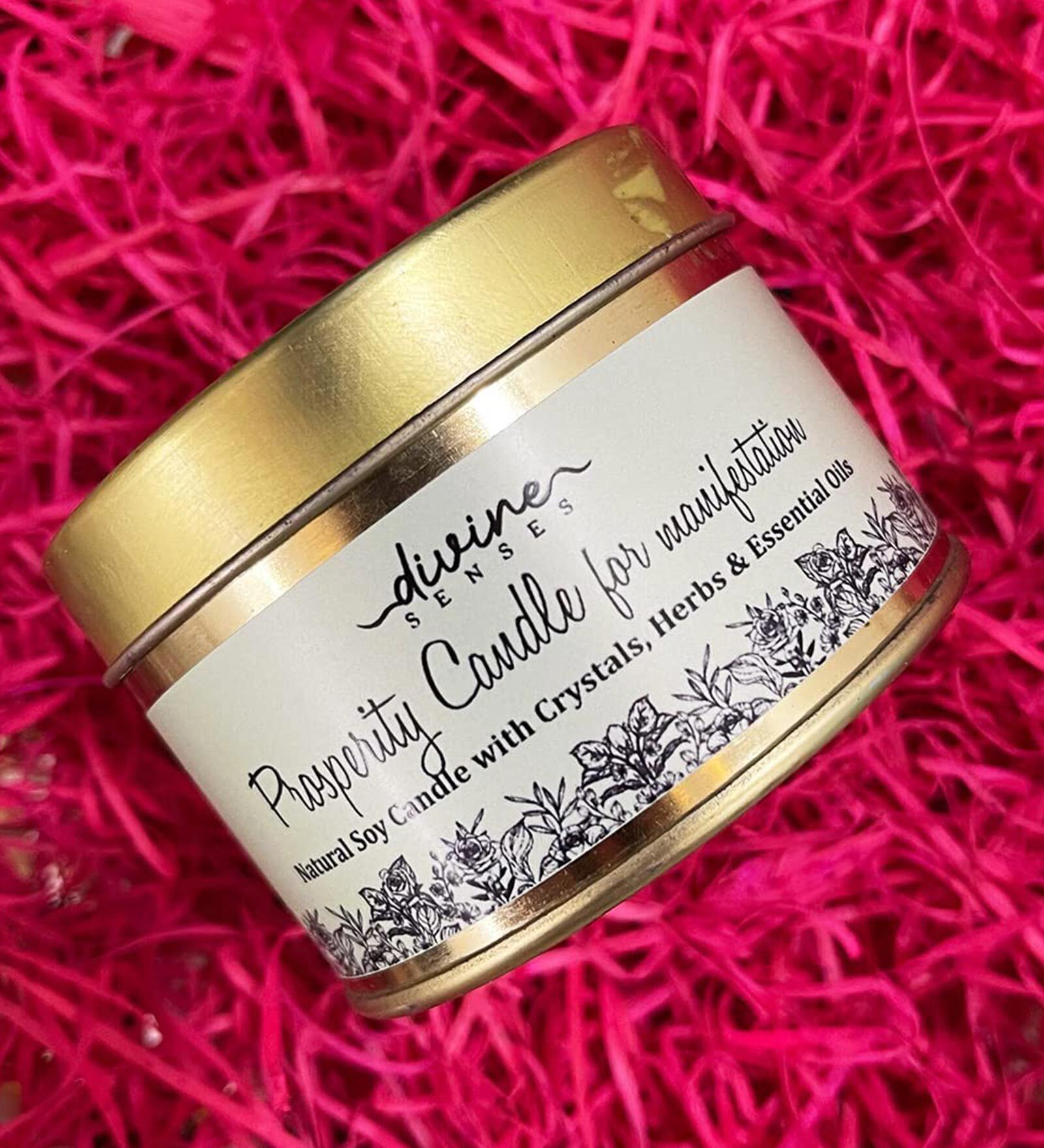 Buy Prosperity Candle | Natural Soy Wax Manifestation Candle | Spell ...