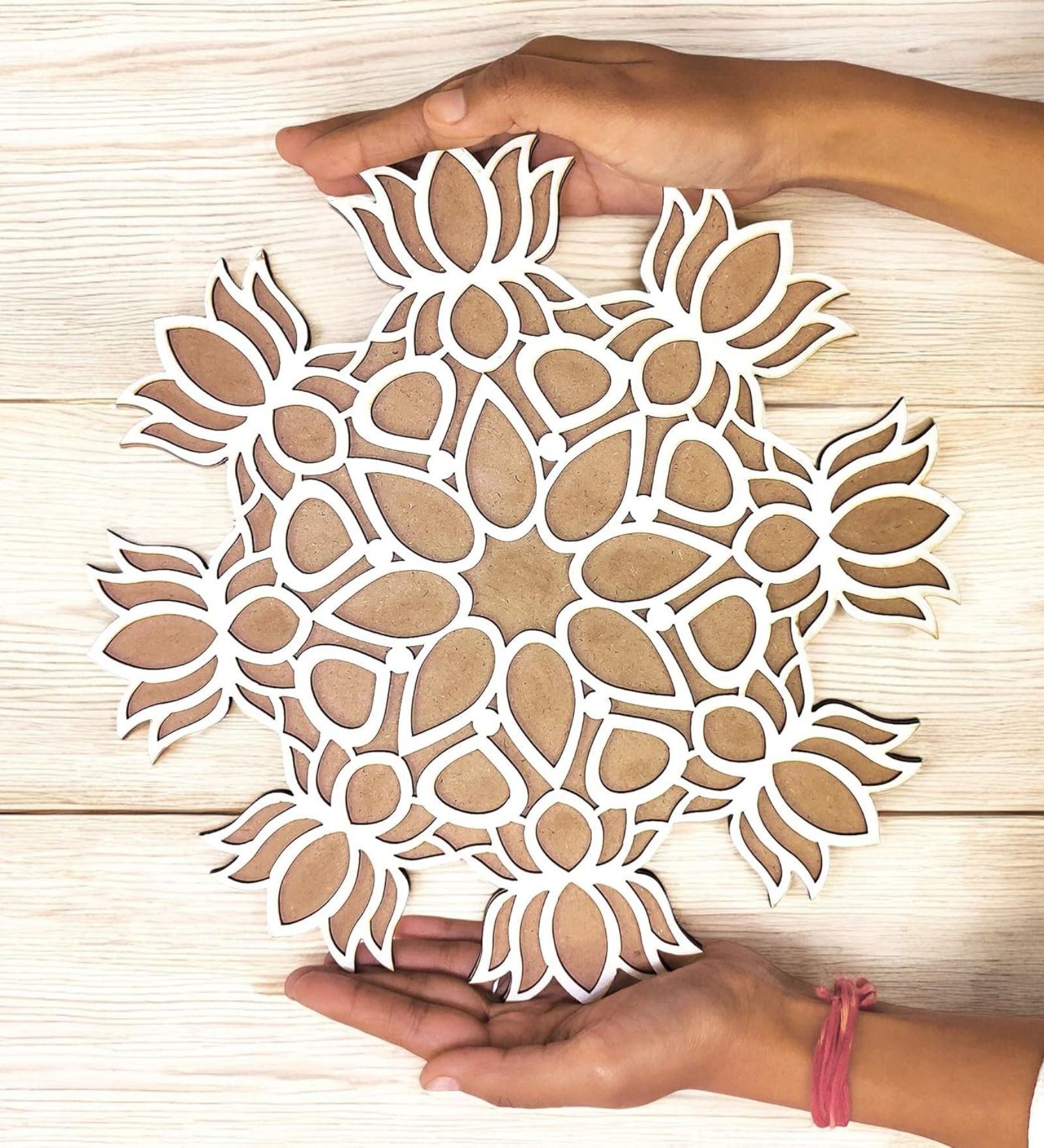 Diwali Rangoli Stencil Mat for Door Entrance Decoration